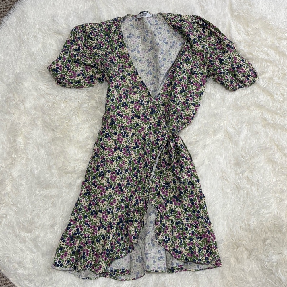 & Other Stories Linen Wrap Blouse